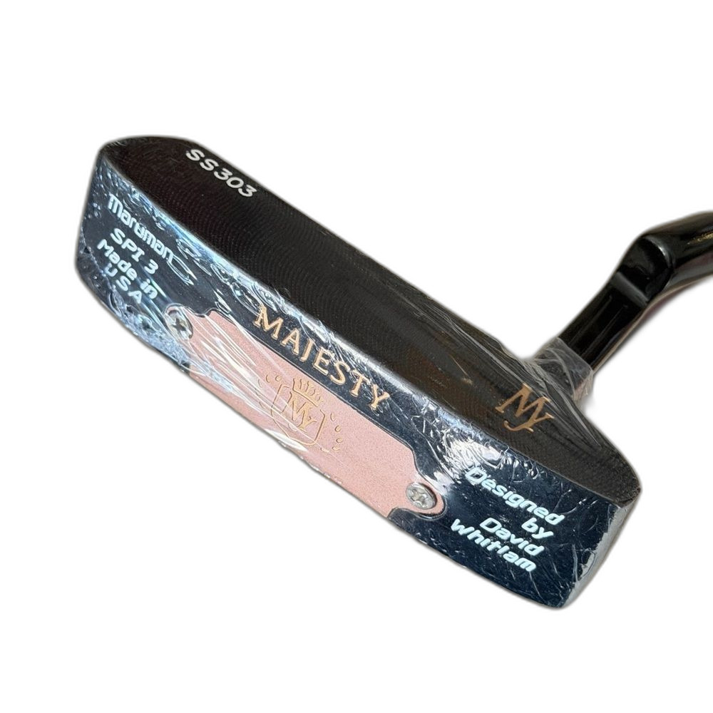 Rare MAJESTY Maruman SPI-3 Putter–SS303 – Rose Gold Insert – David Whitlam– RH